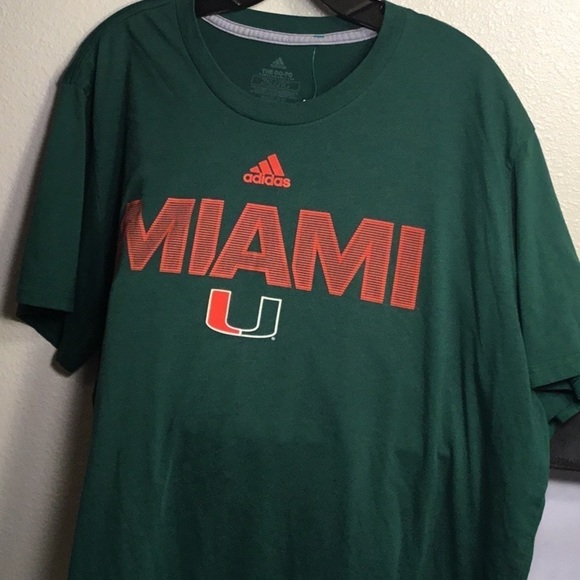Adidas MIAMI PERFORMANCE SPORT T SHIRT SIZE 2 XL - Picture 3 of 3